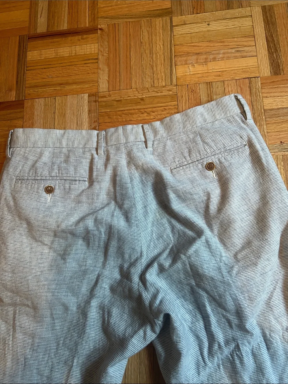 Vintage J. Crew linen pants 34x32 slim Bedford pant